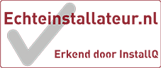 Logo echteinstallateur nl rood grijs